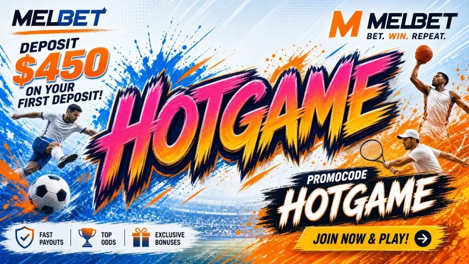 Melbet registration with promo code HOTGAME